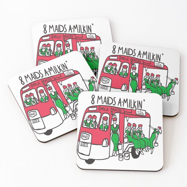 Item preview, 8 Maids amilking  designed and sold by Glockers99.