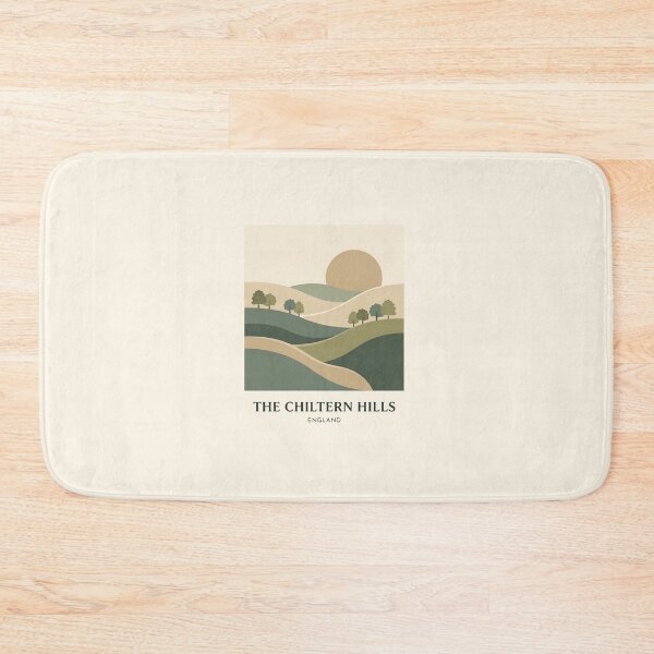 Item preview, Vintage Chiltern Hills England Countryside Travel Poster designed and sold by DuckOddity.