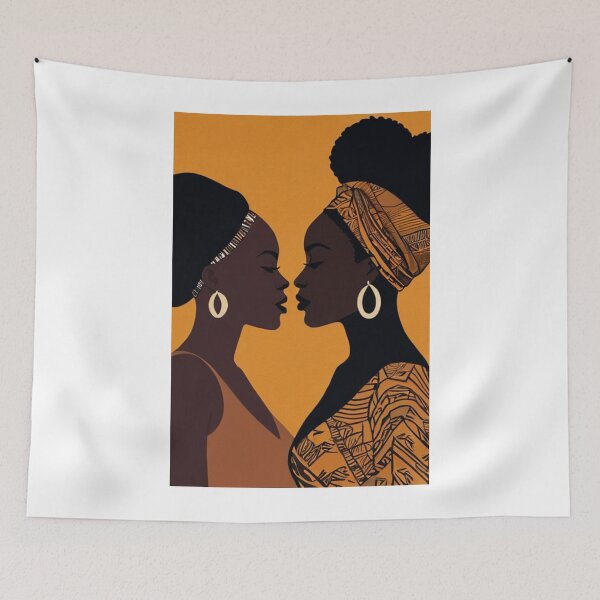 Item preview, Art - Afro-Bohemian Representation, Female Intimacy and Complicity designed and sold by AnimeShin.