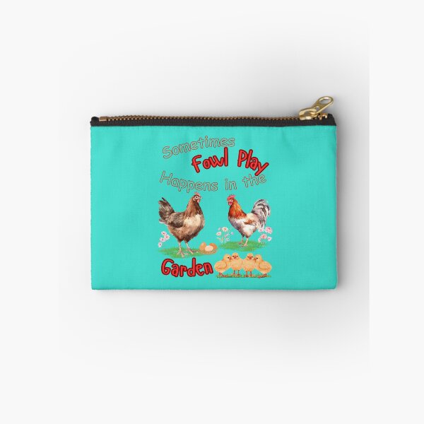 Item preview, Sometimes Fowl Play Happens in the Garden | Funny Chicken Lover Design designed and sold by JupiterLemons.