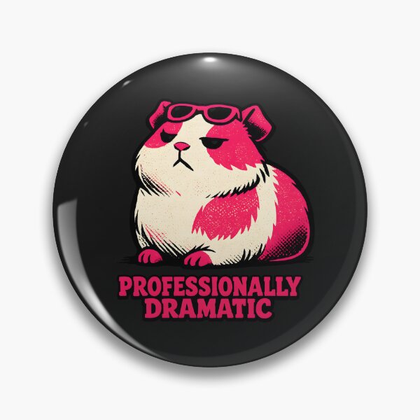 Item preview, Dramatic Guinea Pig Professionally Dramatic | Main Character Meme designed and sold by BeanToePets.