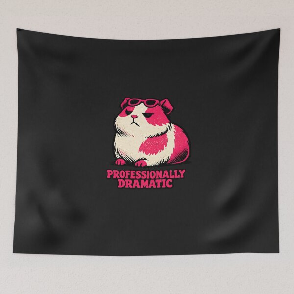 Item preview, Dramatic Guinea Pig Professionally Dramatic | Main Character Meme designed and sold by BeanToePets.