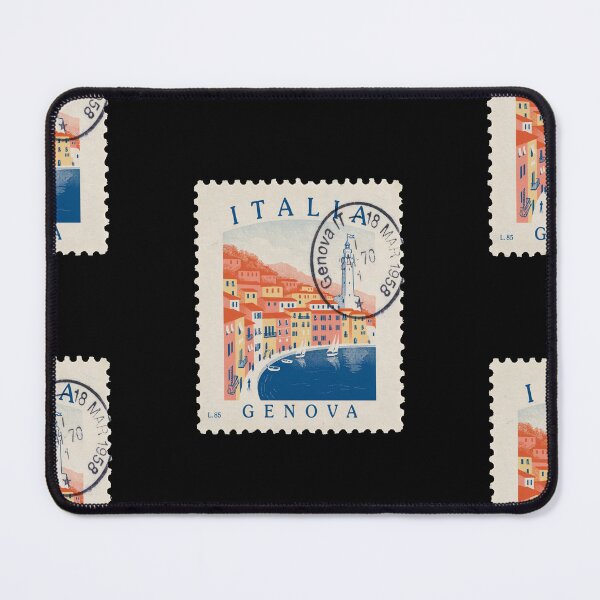 Item preview, Genoa Italy Ligurian Coast Postage Stamp Travel Sticker designed and sold by stickercuffs.