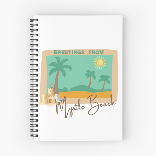 Item preview, Greetings from Myrtle Beach – Retro Postcard Design designed and sold by DonnaRaine.