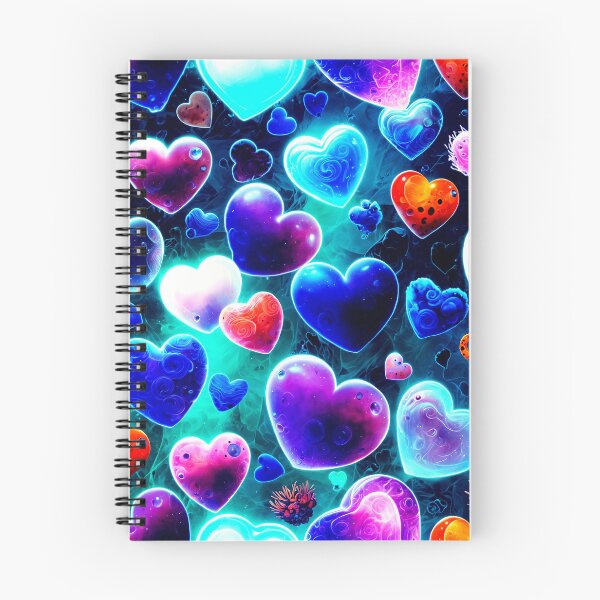 Item preview, Neon Galaxy Heart Pattern Aesthetic Design designed and sold by IMuDesigner.