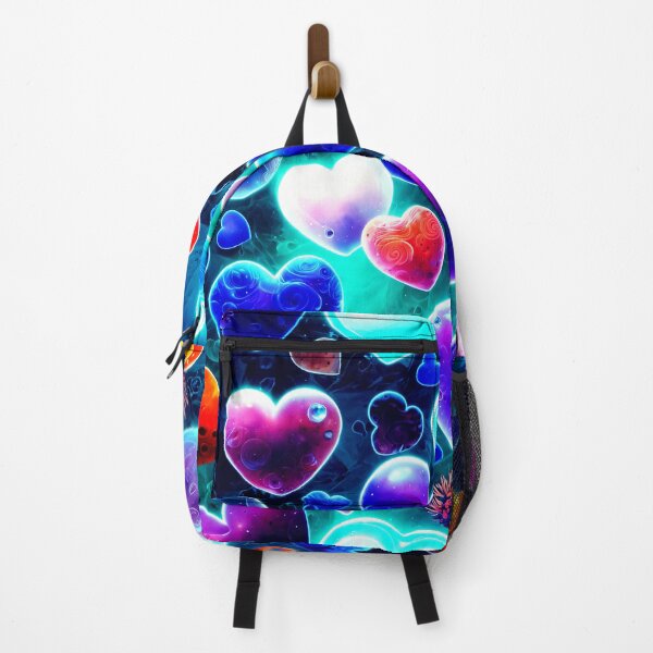 Item preview, Neon Galaxy Heart Pattern Aesthetic Design designed and sold by IMuDesigner.