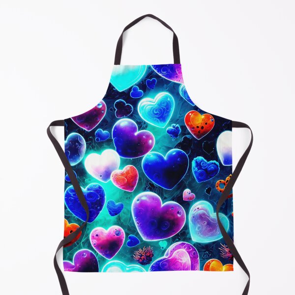 Item preview, Neon Galaxy Heart Pattern Aesthetic Design designed and sold by IMuDesigner.