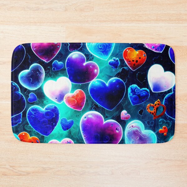 Item preview, Neon Galaxy Heart Pattern Aesthetic Design designed and sold by IMuDesigner.