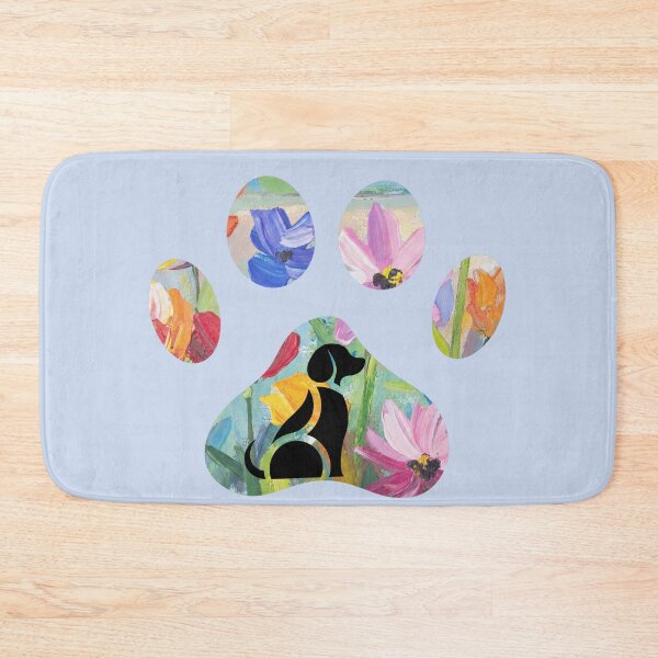 Item preview, Floral paw print & artistic dog graphic designed and sold by Doodles Down South.