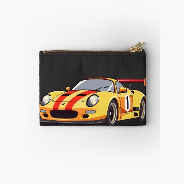 Item preview, Vintage Yellow Race Car Cartoon Illustration | Sports Car Racing Graphic | Retro Motorsport Design designed and sold by digitalbob60.