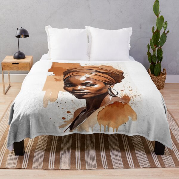 Item preview, Art - Afro-Bohemian Woman, Contemporary Aesthetic designed and sold by AnimeShin.