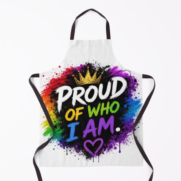 Item preview, Proud of Who I Am LGBTQ+ Pride Design ?? designed and sold by Moe Corday Studios.