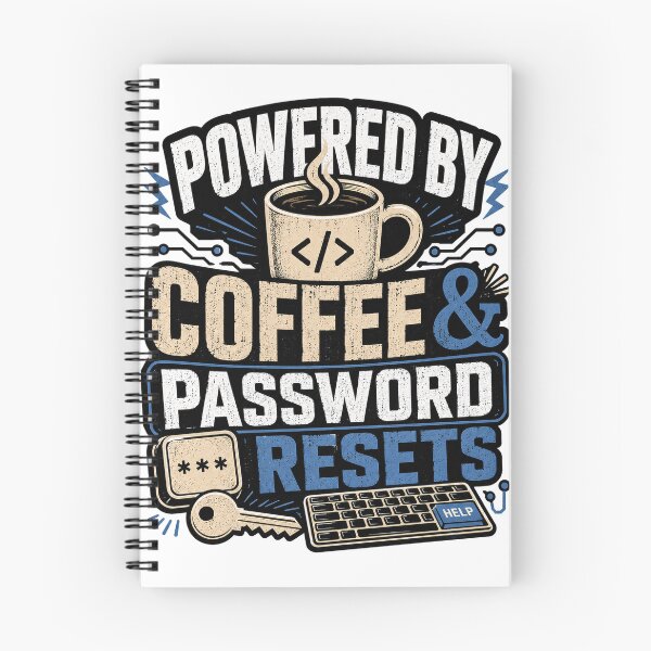 Item preview, Powered By Coffee Password Resets designed and sold by Moodwear-Studio.