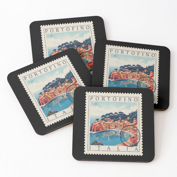 Item preview, Portofino Italy Ligurian Coast Postage Stamp Sticker designed and sold by stickercuffs.