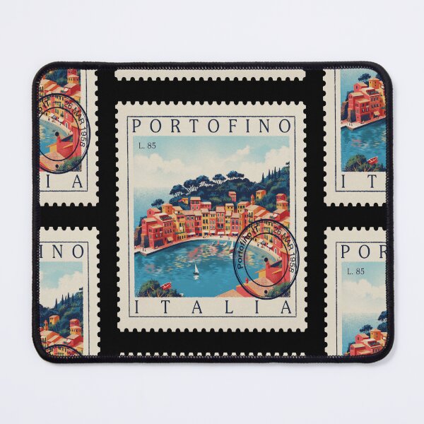 Item preview, Portofino Italy Ligurian Coast Postage Stamp Sticker designed and sold by stickercuffs.