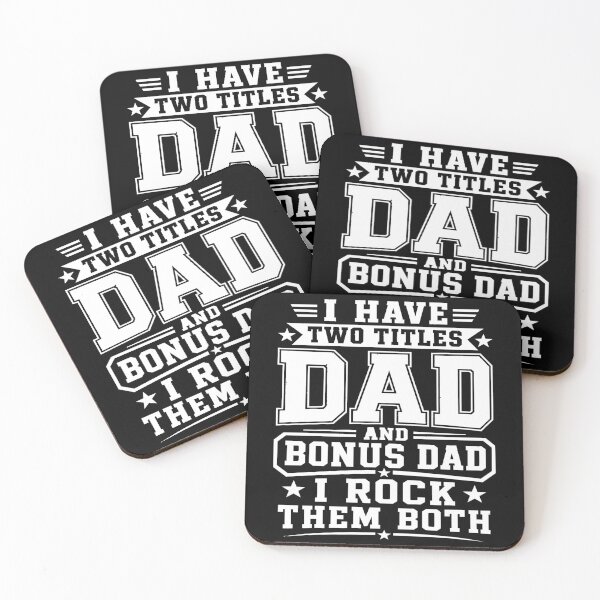 Artikelvorschau, Papa, ich habe zwei Titel: Papa und Bonus-Papa. Vatertag entworfen und verkauft von BornBorn.