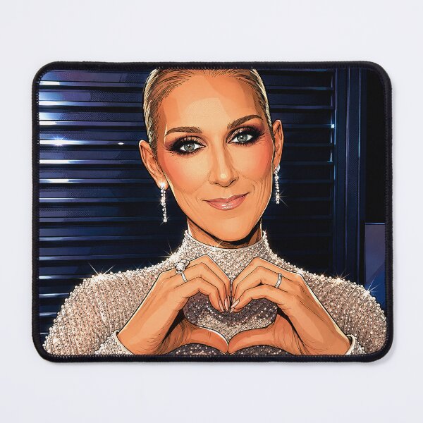 Item preview, Celine Dion sends lots of love (fan art) designed and sold by PopCultureAndStuff.