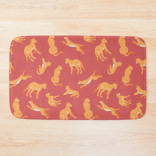 Item preview, Hi Cheetah - spiced coral designed and sold by Courtney Nicholls.