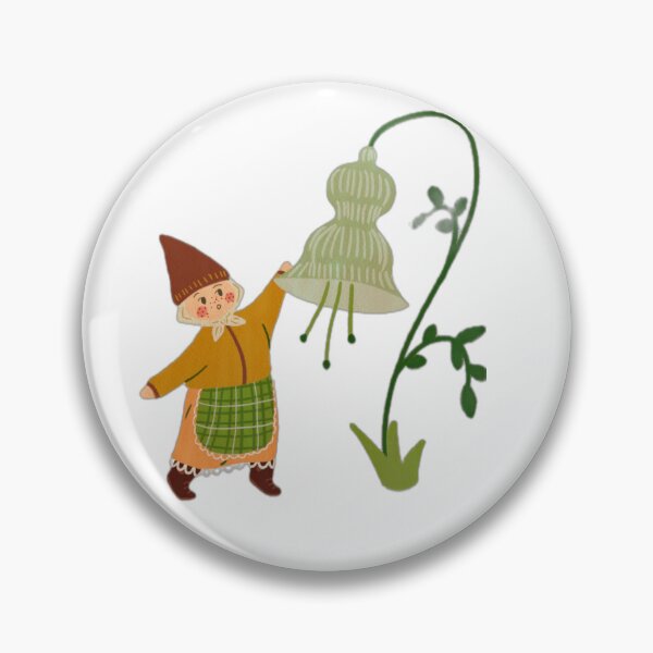 Item preview, Cute Gnome with Garden Flower Illustration designed and sold by DailyDoodlesBySumbul.