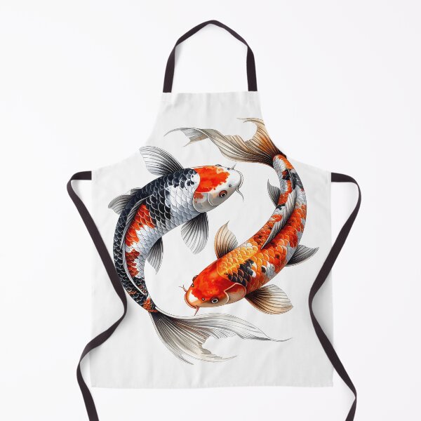 Item preview, Japanese Koi Fish Watercolor Yin Yang Design designed and sold by BetweenForms.