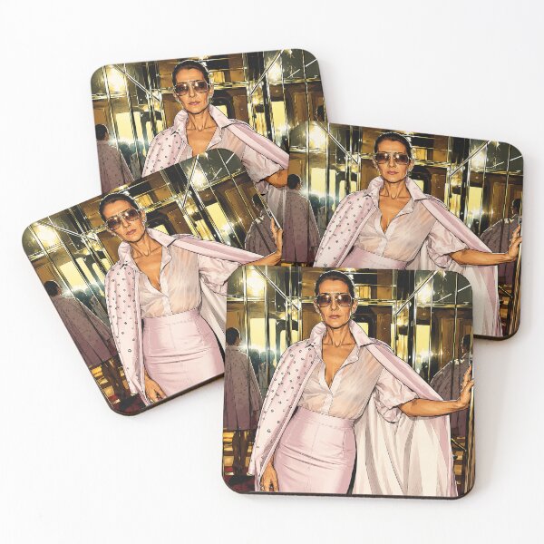 Item preview, Celine Dion looking stylish in the elevator (fan art) designed and sold by PopCultureAndStuff.