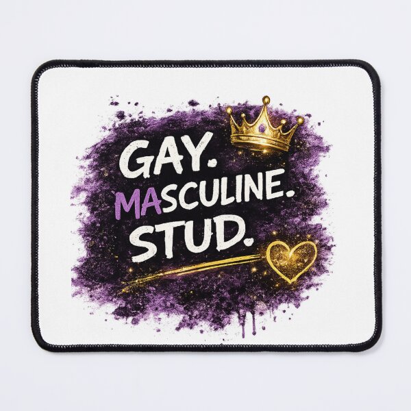 Item preview, Gay Masculine Stud Crown Edition | LGBTQ Pride Shirt designed and sold by Moe Corday Studios.