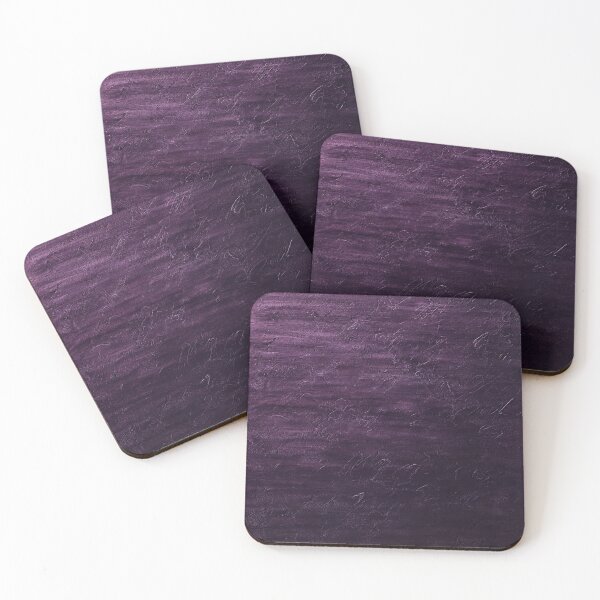 Item preview, Velvet Depth – Deep Plum Abstract Texture | Modern Acrylic Wall Art designed and sold by Ingorgia Studio.