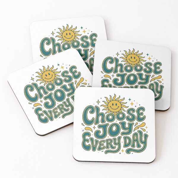 Item preview, Choose Joy Every Day — Retro Groovy Affirmation designed and sold by PlushFutura.