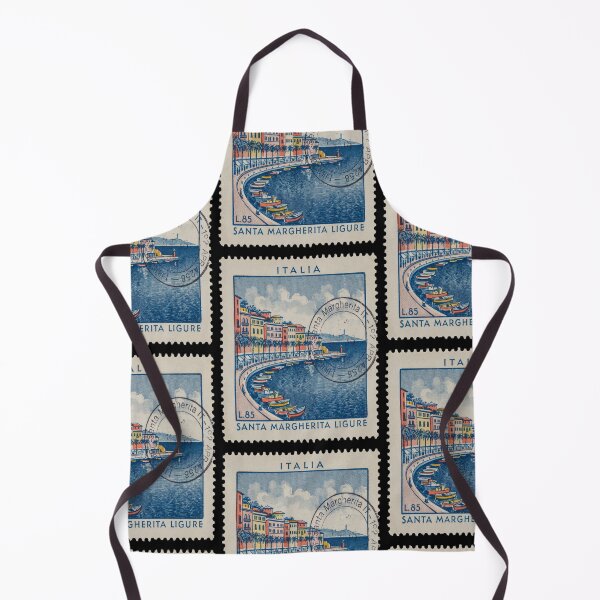 Item preview, Santa Margherita Ligure Italy Coastal Postage Stamp designed and sold by stickercuffs.