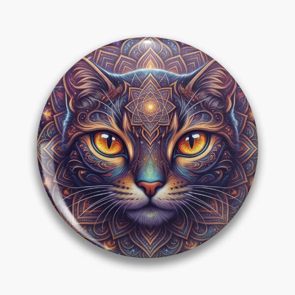 Item preview, Cosmic Cat - Schizoid Cat Feline Universe designed and sold by NeonCosmos.