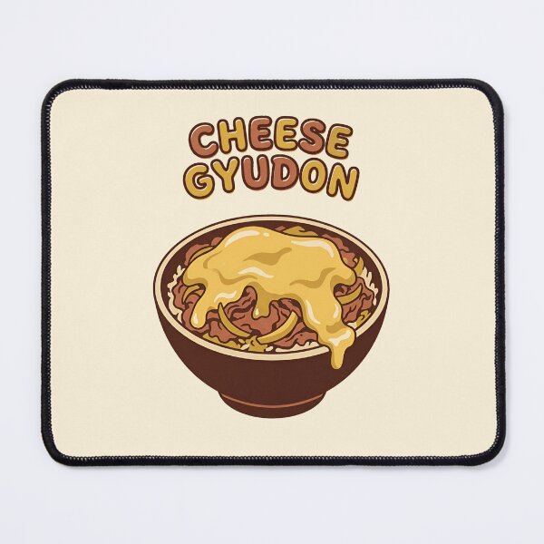 Item preview, Funny Vintage Cheese Gyudon Japanese Food Pop Art designed and sold by DuckOddity.