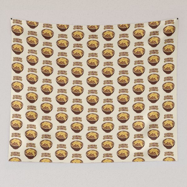 Item preview, Funny Vintage Cheese Gyudon Japanese Food Pop Art designed and sold by DuckOddity.