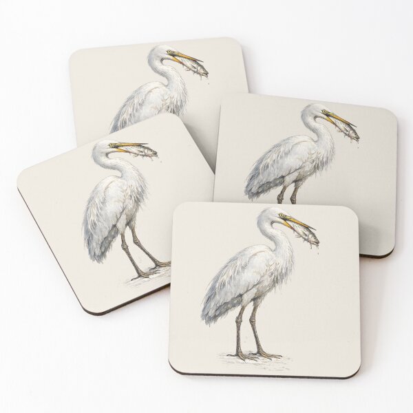 Artikelvorschau, Great Egret with Catch entworfen und verkauft von StudioBloodmoon.