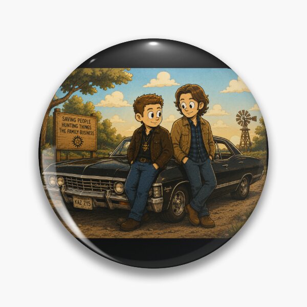 Item preview, Sam, Dean and ‘67 Impala designed and sold by Ghostly-Outlaws.