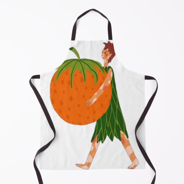 Aperçu de l'œuvre Character Carrying a Giant Tomato Illustration créée et vendue par DailyDoodlesBySumbul.