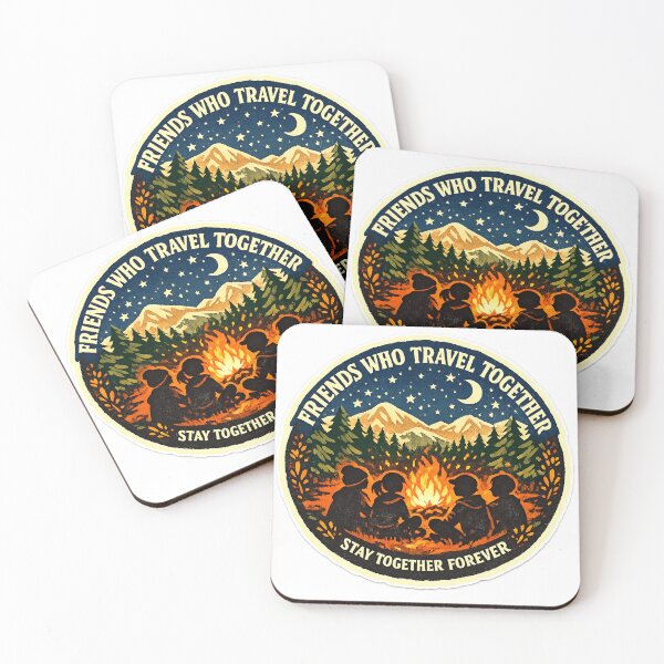 Item preview, Friends Who Travel Together Stay Together Camping  designed and sold by Modefissi.