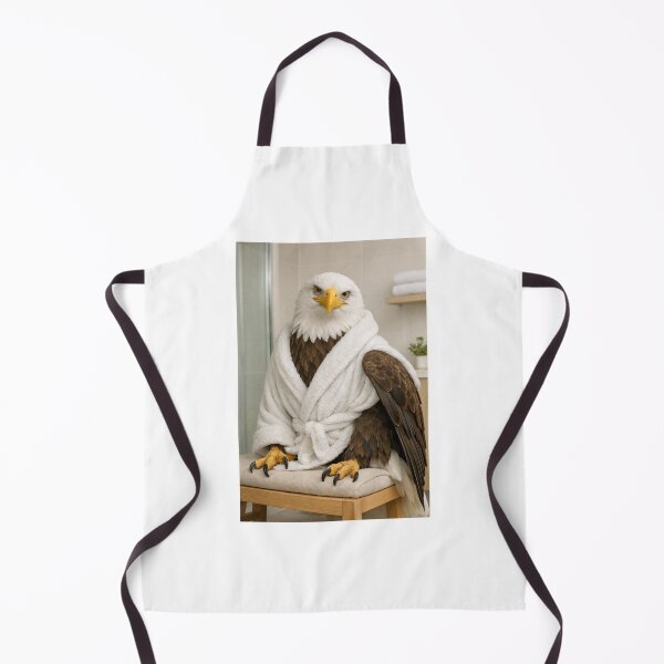 Item preview, Cozy Bathrobe Bald Eagle designed and sold by Sillytoe.