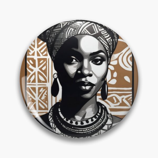Item preview, Art - Afro-Bohemian Woman, Modern Ethnic Aesthetic designed and sold by AnimeShin.