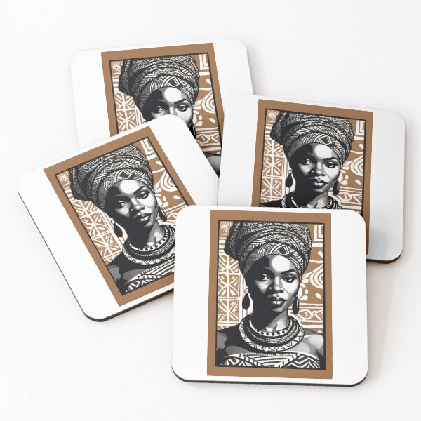 Item preview, Art - Afro-Bohemian Woman, Modern Ethnic Aesthetic designed and sold by AnimeShin.