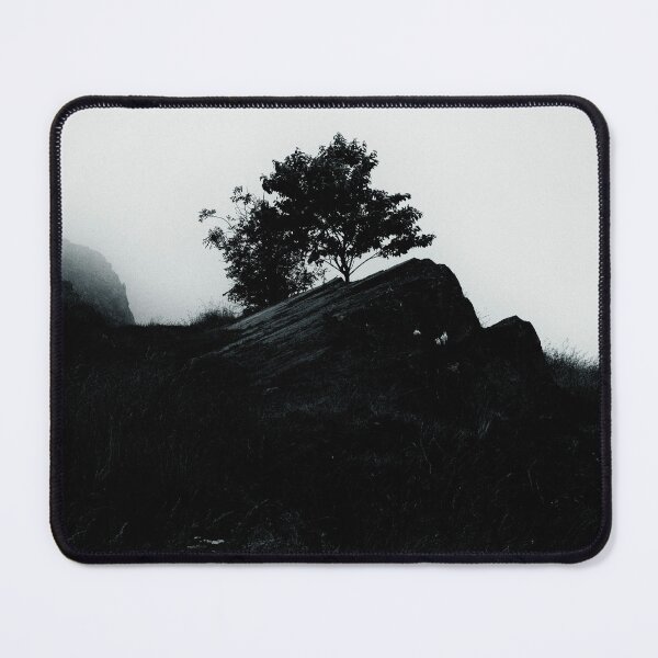 Item preview, Tree and Crag in the Mist designed and sold by ElderIslesPress.