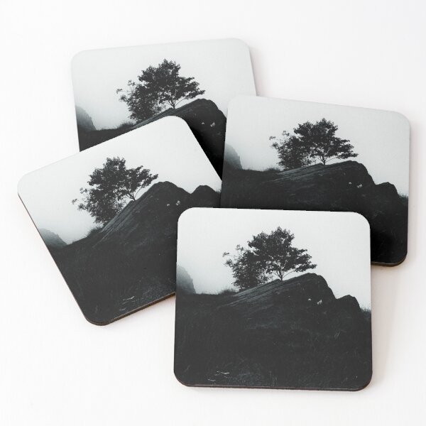 Item preview, Tree and Crag in the Mist designed and sold by ElderIslesPress.
