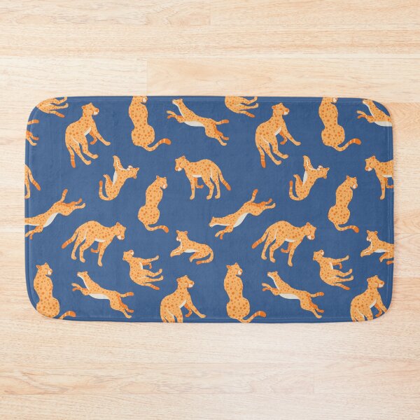 Item preview, Hi Cheetah - cobalt designed and sold by Courtney Nicholls.