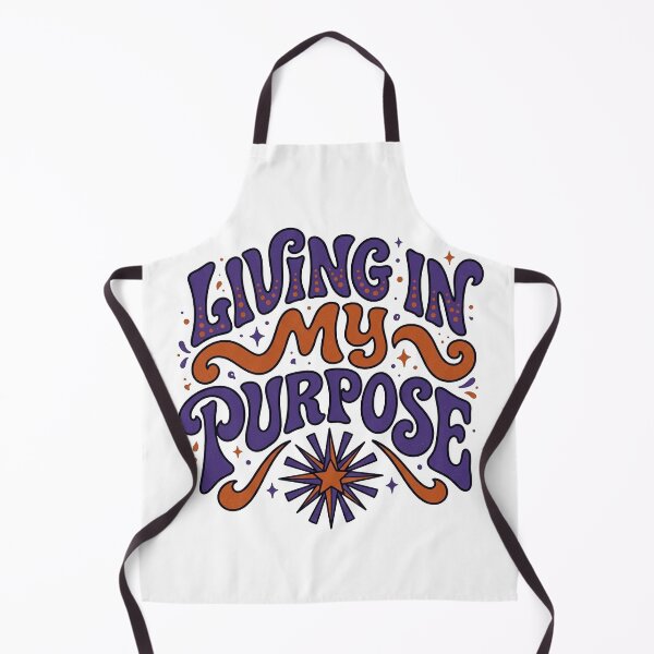 Item preview, Living In My Purpose — Retro Groovy Affirmation designed and sold by PlushFutura.