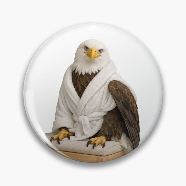 Item preview, Bathrobe Bald Eagle designed and sold by Sillytoe.