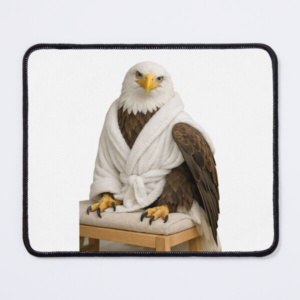 Item preview, Bathrobe Bald Eagle designed and sold by Sillytoe.