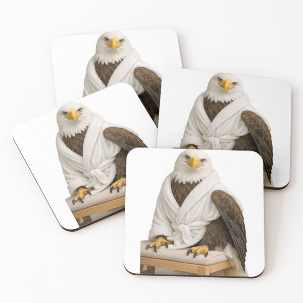 Item preview, Bathrobe Bald Eagle designed and sold by Sillytoe.