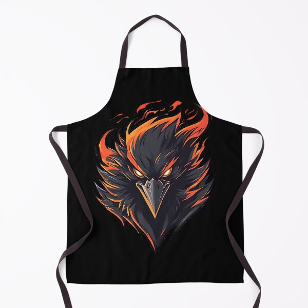 Item preview, Fiery Raven Mascot Logo Esports Vector Art designed and sold by UrbanPrts.