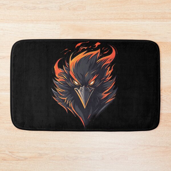 Item preview, Fiery Raven Mascot Logo Esports Vector Art designed and sold by UrbanPrts.