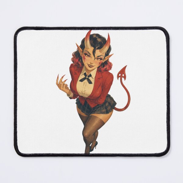 Item preview, Retro Succubus Pinup – Vintage Demon Girl Fantasy Art designed and sold by Cosplayvintage.