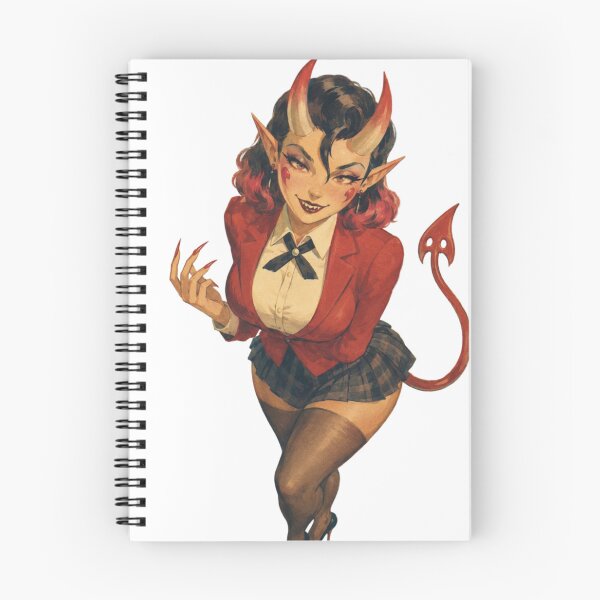 Item preview, Retro Succubus Pinup – Vintage Demon Girl Fantasy Art designed and sold by Cosplayvintage.